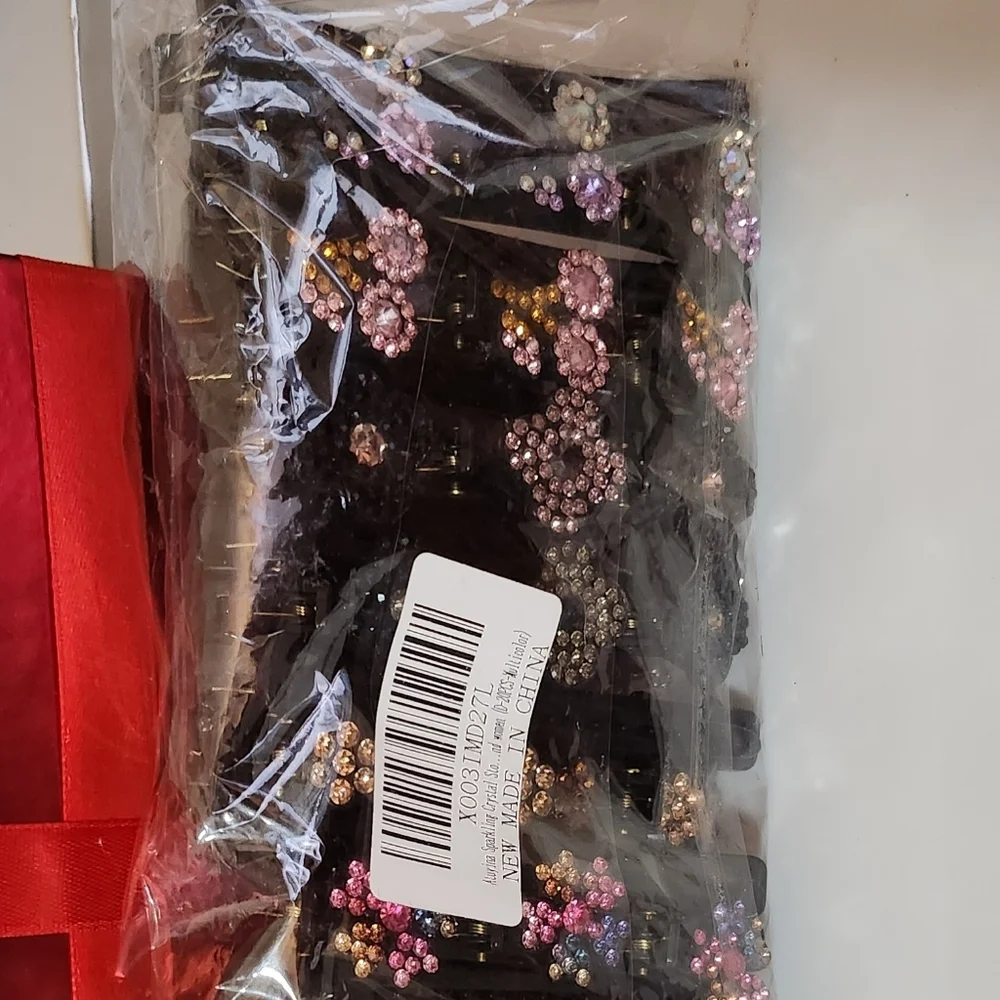 NWT Hair Accessory Hair‎ Clips: 20PCS Sparkling Crystal Stone Braided Barrettes